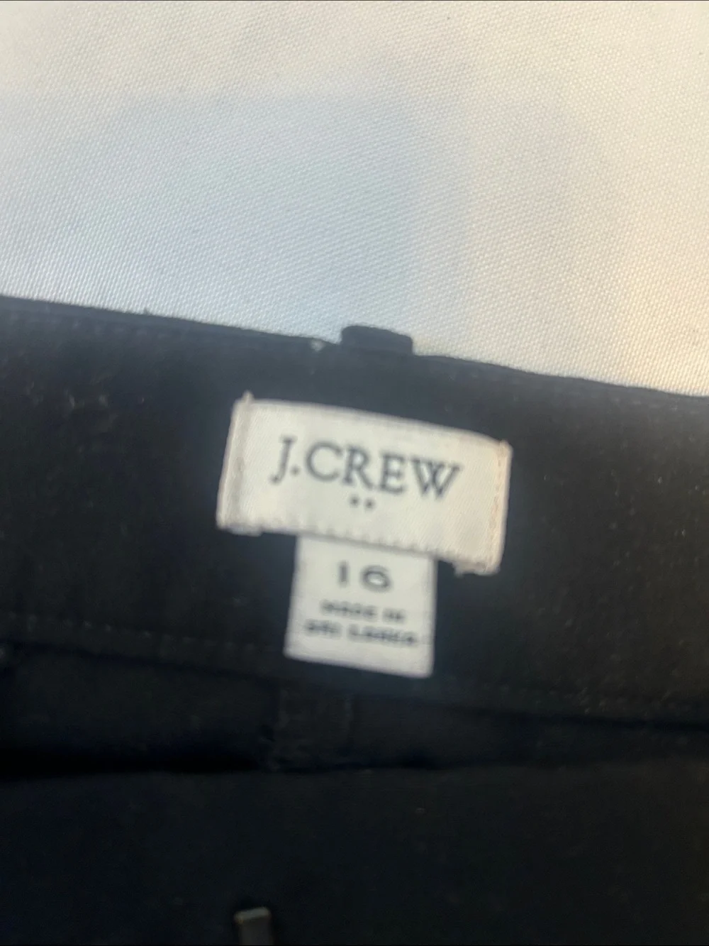 J. Crew Black Straight Leg Women's Pants